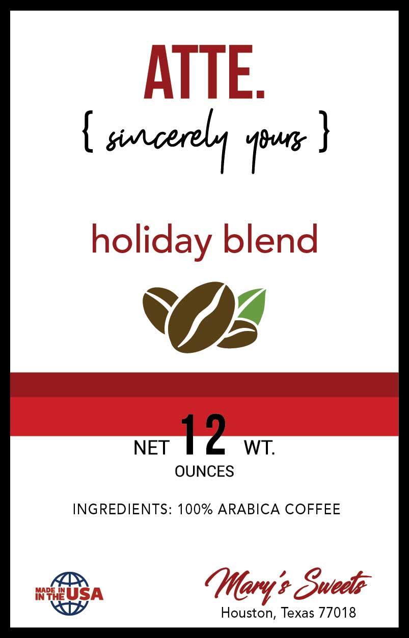Mary's Sweets Holiday Blend Coffee